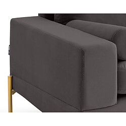 Acheter Lisa Design Isaure - canapé droit 2 places en velours