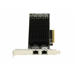 Kalea-Informatique Carte PCIe Réseau Dual Lan Ethernet 10 GB 2 ports RJ45 TEHUTI TN4010