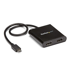 V7 BLACK USB C ADAPTERUSB C TO 2X