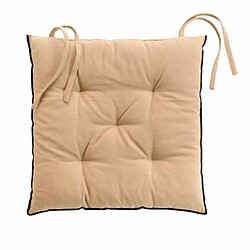 Paris Prix Galette de Chaise Mistraline 40x40cm Beige