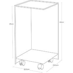 Avis Yamazaki Rangement pour toilettes sur roulettes Caster noir.