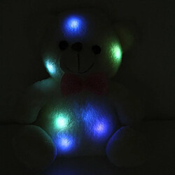 Universal 20cm mignon led coloré lumineux mini ours en peluche peluche jouet