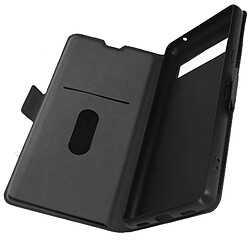 Avizar Étui pour Google Pixel 7a Porte-carte Support Vidéo Design Fin Wallet Slim noir