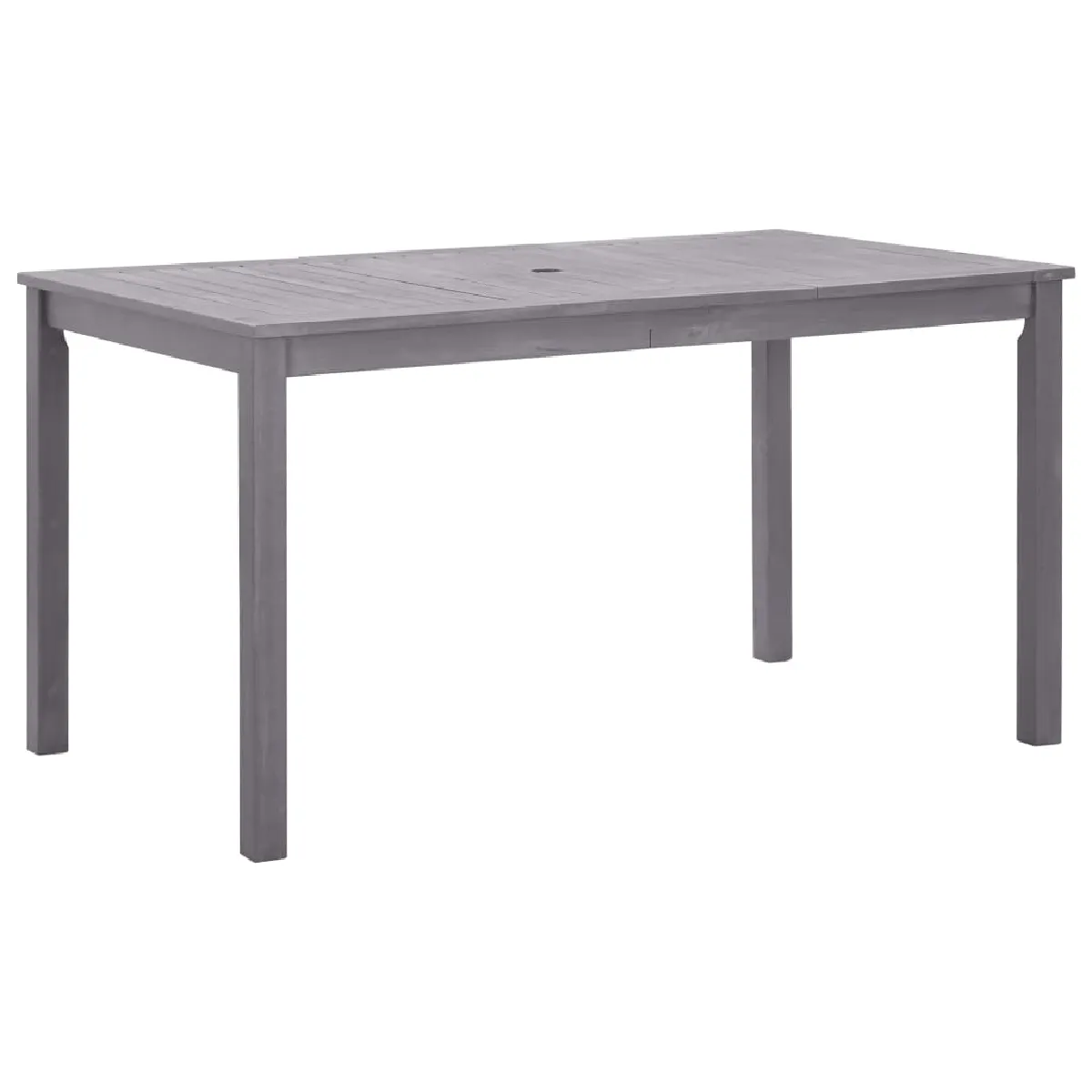 vidaXL Table de jardin Délavage gris 140x80x74 cm Bois d'acacia massif