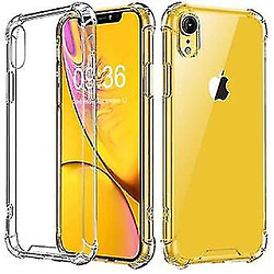 Universal Étui à l'épreuve des chocs pour Apple iPhone XR - Couverture de boîtier en gel TPU transparent Protection de silicone souple