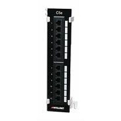 Disney Intellinet Cat5e Patch Panel (CAT5E WALL-MOUNT PATCH PANEL- - 12-PORT UTP)