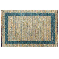 Avis Decoshop26 Tapis fait à la main Jute Bleu 120x180 cm DEC023530