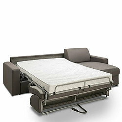 Avis Inside 75 Canapé d'angle convertible MIDNIGHT gris silver express couchage 140 cm