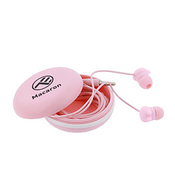 Acheter Écouteurs intra-auriculaires Tellur Macaron, Housse de transport, Rose