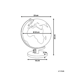 Avis Beliani Globe LED MAGELLAN Noir 32 cm