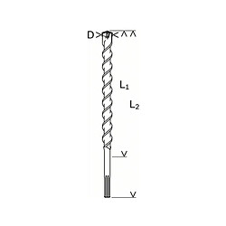 Avis Foret à béton à queue SDS-Max Speed-X SDS-max-7 Ø12mm longueur 340mm BOSCH 2608586738