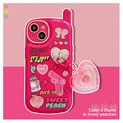 GUPBOO Étui pour iPhone11ProMax Fun Pistol Jet Love Babes Wind Étui pour téléphone souple