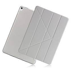 Etui en PU stand en origami gris pour votre Apple iPad Air 10.5 (2019)/Pro 10.5 pouces (2017)