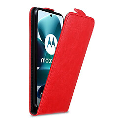 Cadorabo Coque Motorola MOTO G200 5G Etui en Rouge