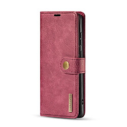 Avis Dg.Ming Etui en PU + TPU fente 2 en 1 amovible rouge pour votre Samsung Galaxy S20