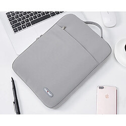 Sac d'ordinateur portable étanche de 12 pouces résistant à l'usure Portable portable portable portable à emporter-3 # -Grey