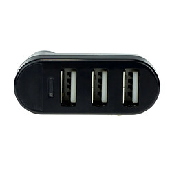 Acheter 2x Adaptateur Diviseur De Hub Rotatif 2x Creative USB 2.0 à 180 Degrés - Noir