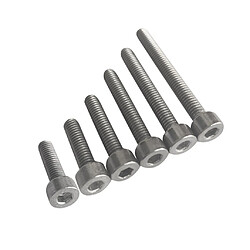 Acheter 10pcs M6 * Tête Conique Boulons à Douille 15 Titane Cap GR1 Ta1 Hexagonale Vis