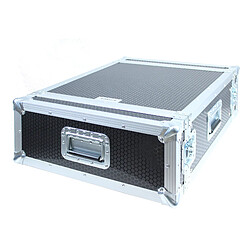 Kimex Flight case rack 19'', Capacité 4U, Double porte