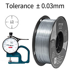 None Filament PLA ERYONE Ultra Silk pour Imprimante 3D 1 kg (2,2 lbs) / Bobine - Argent pas cher