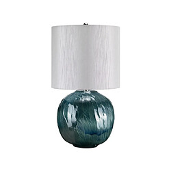 Elstead Lighting Lampe de table Blue Porcelaine Bleu