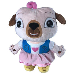 Universal Chien - 30cm, puce et pommes de terre, peluche, poupée, cadeau mignon.(Rose)