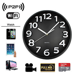 Acheter Yonis PENDULE MURALE CAMÉRA ESPION P2P, HORLOGE FULL HD 1080P VISION LONGUE DISTANCE + SD 4Go