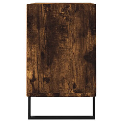 Acheter vidaXL Meuble TV chêne fumé 69,5x30x50 cm bois d'ingénierie