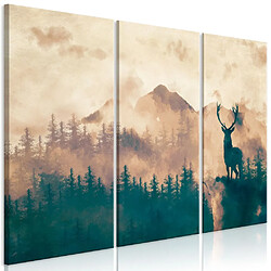 Artgeist Tableau - Proud Deer (3 Parts) 120 x 80 cm