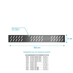 Acheter Aurlane Grille receveur de douche