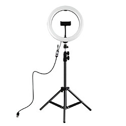 Yonis Ring Light LED RGBW Avec Trépied Et Télécommande