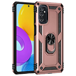 Coque en TPU anti-rayures avec béquille or rose pour votre Samsung Galaxy M52 5G