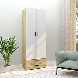 Abiks Meble Armoire Tosca 2D2S avec portes battantes