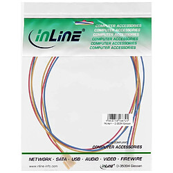 Rallonge pour câble ventilateur, InLine®, 3 broches Molex mâle/fem., longueur 60cm