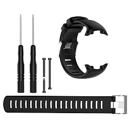 INF Bracelet de montre pour Suunto D4/D4i Novo avec 2 longueurs différentes Black