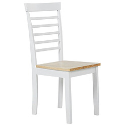 Acheter Beliani Chaise de salle à manger Set de 2 Blanc BATTERSBY