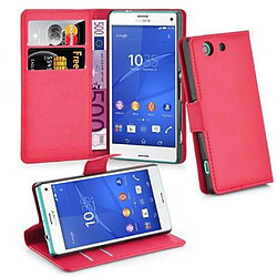 Cadorabo Coque Sony Xperia Z3 COMPACT Etui en Rouge