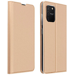 Housse Galaxy S10 Lite Étui Folio Porte-carte Support Vidéo Dux Ducis rose gold