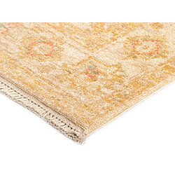 Avis Vidal Tapis de couloir en laine 391x76 beige Kaizar