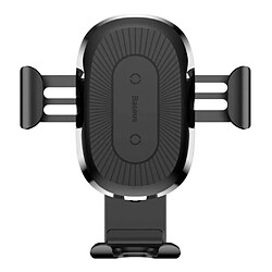 Chrono Chargeur sans fil Gravity Car Mount (charge Qi 10 W pour Galaxy S20 S10 S9 S8, 7,5 W pour iPhone 11 Pro XS X 8 Plus, Huawei Mate 30 Pro et bien d'autres) (Noir)