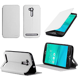 Xeptio Etui Asus ZenFone Go ZB552KL 4G blanc avec stand