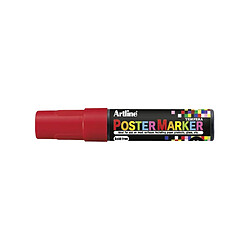 Ac-Deco Marqueur Poster Tempera - Pointe carrée 12 mm - Rouge