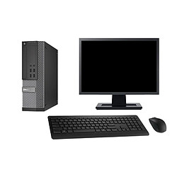 PC Dell 7020 SFF Ecran 19" Intel G3220 RAM 16Go Disque Dur 1To Windows 10 Wifi - Occasion