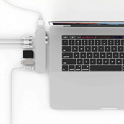 Acheter HUB USB-C HyperDrive Pro 8 en 2 para MacBook Plata