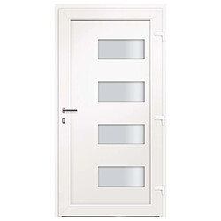 Avis vidaXL Porte d'entrée Aluminium et PVC Anthracite 100x210 cm