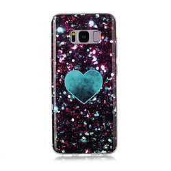 Wewoo Coque Souple Pour Galaxy S8 + Dessin en couleur Motif IMD Étui de protection TPU Amour Vert