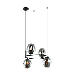 Luminaire Center Suspension moderne Roxane Noir