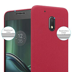 Avis Cadorabo Coque Motorola MOTO Z PLAY Etui en Rouge