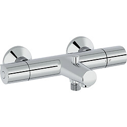 Jacob Delafon mitigeur thermostatique bain douche mural Simone Chrome