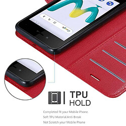 Acheter Cadorabo Coque WIKO SUNNY 3 MINI Etui en Rouge